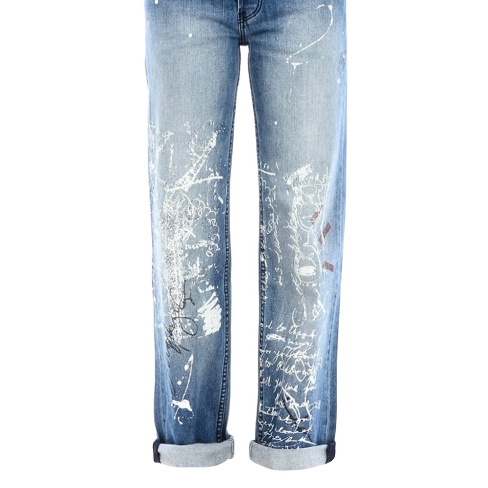 Burberry Graffiti Boyfriend Jeans size 30